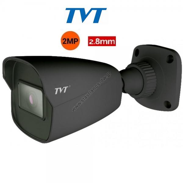  TVT AHD   Bullet AHD / CVI / TVI / CVBS 4   1    2.8mm   2MP (1080p) TD-7421TS3 GREY 